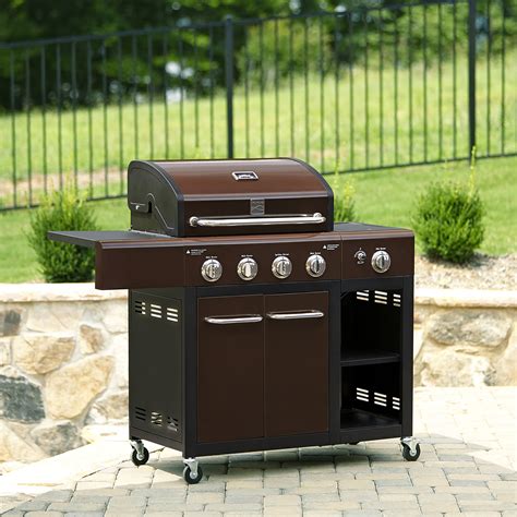 Dimension Adjustable Length Dimension -between 15 to 25. . 4 burner kenmore gas grill